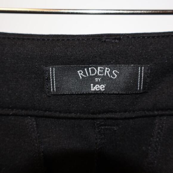 Riders by Lee Straight Leg Black Polyester Work pants SZ 16M - Picture 4 of 13